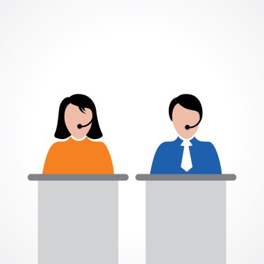 erkek veya kadın çağrı merkezi