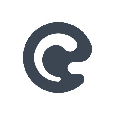 beyaz arkaplanda renk paleti simgesi