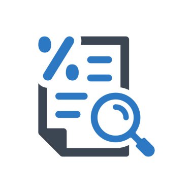 Beyaz arkaplandaki kredi geçmişi simgesini kontrol et