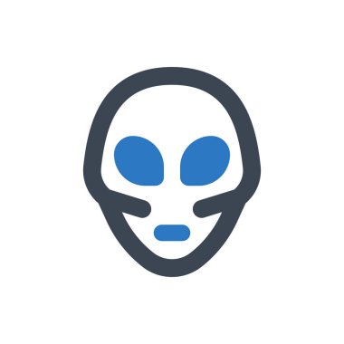 Beyaz arkaplanda Ufoloji simgesi