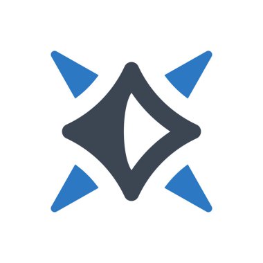 Beyaz arkaplanda güneş ışığı simgesi