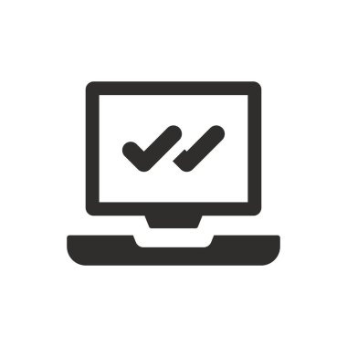 Beyaz arkaplanda güvenli çevrimiçi simge