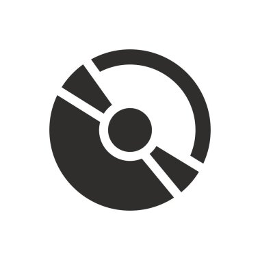 Beyaz arkaplanda disk simgesi