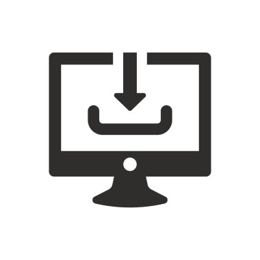 Yazılım beyaz arkaplanda simge yükle