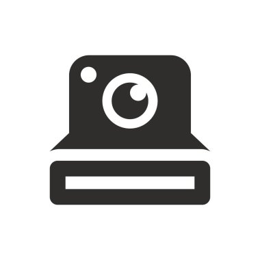 Beyaz arkaplanda Lomo kamera simgesi