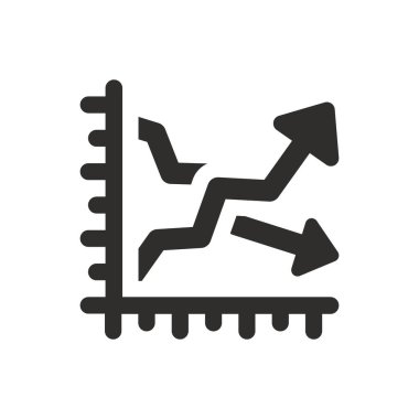 Beyaz arkaplanda analitik rapor simgesi