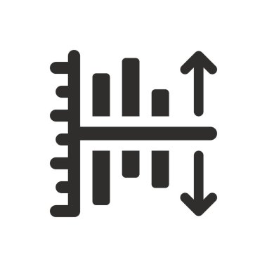 Masraflar beyaz arkaplanda rapor simgesi