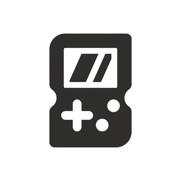 Toy Video Game Icon White Background — Stockvektor