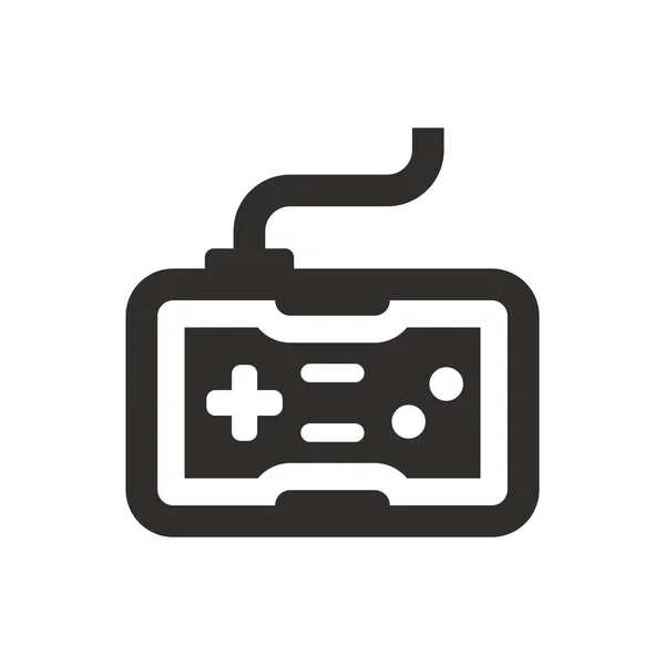 白底任天堂游戏控制器图标 — 图库矢量图片