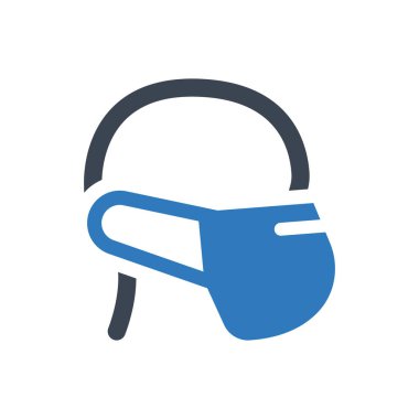 Face mask icon (Simple vector illustration)