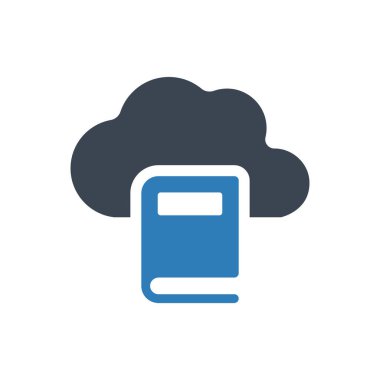 Online library icon (Simple vector illustration)