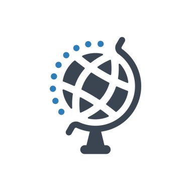 Geography map icon (Simple vector illustration)