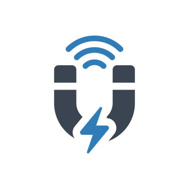 Magnet power icon (Simple vector illustration)