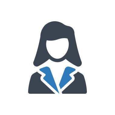 Nurse profession icon (Simple vector illustration)