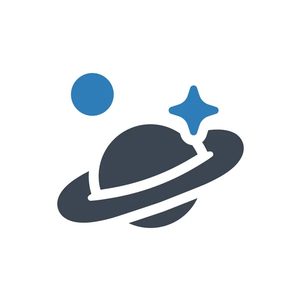 Astronomy Science Icon Simple Vector Illustration — Vetor de Stock