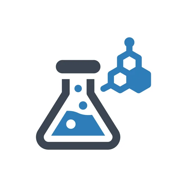 Chemistry Experiment Icon Simple Vector Illustration — 图库矢量图片