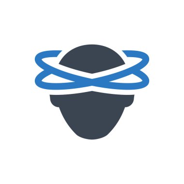 Depression icon (Simple vector illustration)