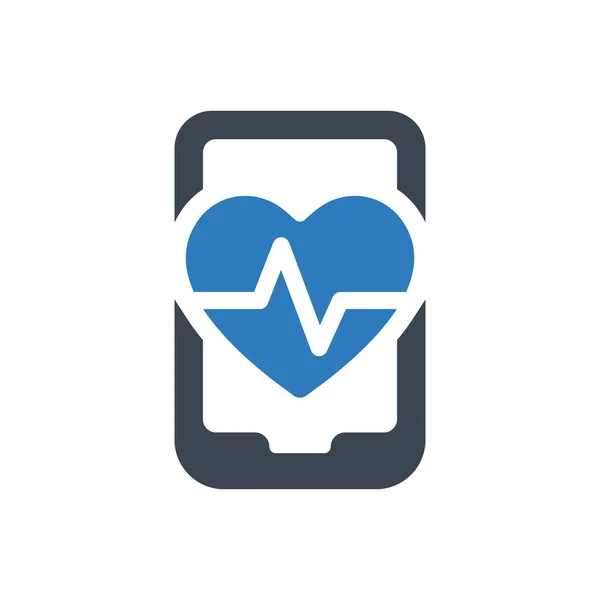 Medical Apps Icon Simple Vector Illustration — Vector de stock