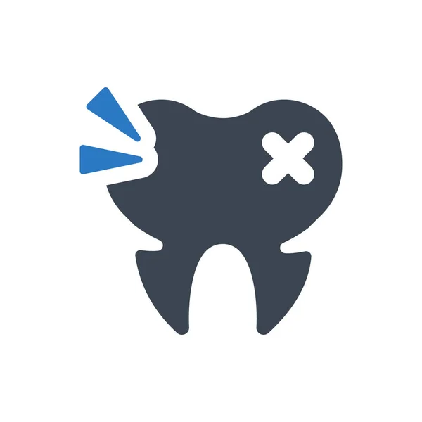 Toothache Icon Simple Vector Illustration — 스톡 벡터