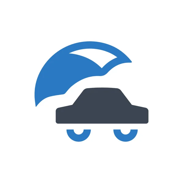 Auto Insurance Icon Simple Vector Illustration — Vector de stock