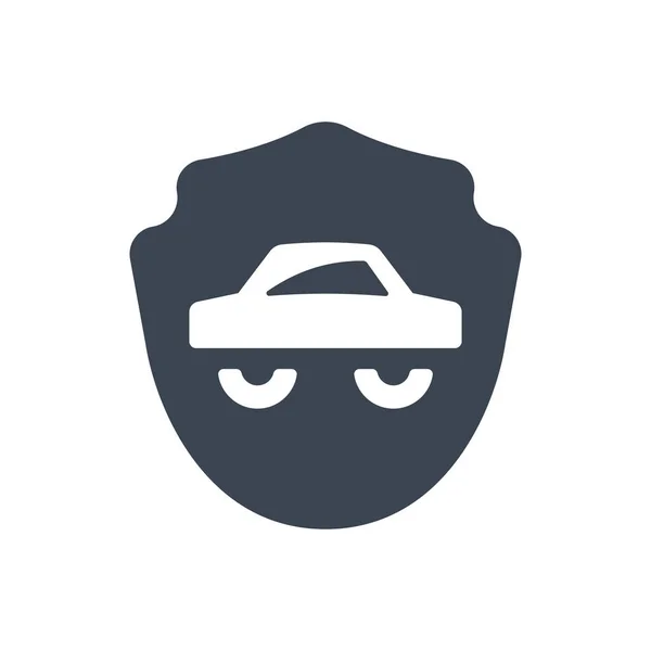 Car Insurance Icon Simple Vector Illustration — Vector de stock