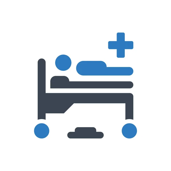 Hospital Treatment Icon Simple Vector Illustration — 스톡 벡터