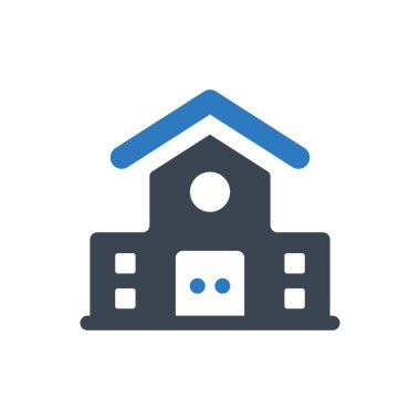 Institution icon (Simple vector illustration)