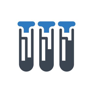 Blood test icon (Simple vector illustration)