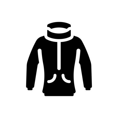 Down jacket icon (Simple vector illustration)