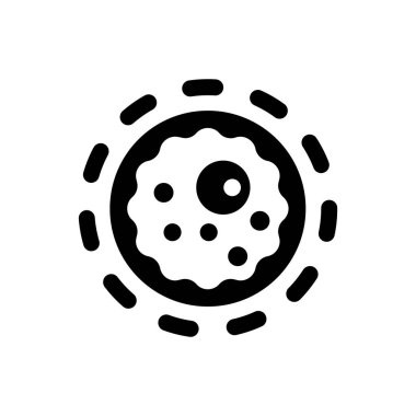 Ovum cell icon (Simple vector illustration)