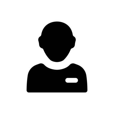 Man avatar icon (Simple vector illustration)