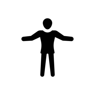 Human body icon (Simple vector illustration)
