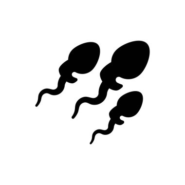 Sperm cells icon (Simple vector illustration)