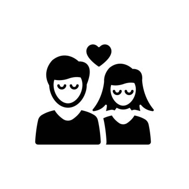 Marriage celebration icon (Simple vector illustration)