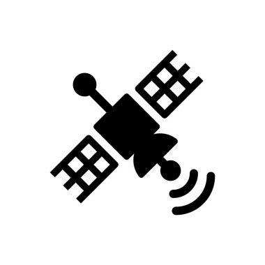 Satellite icon (Simple vector illustration)