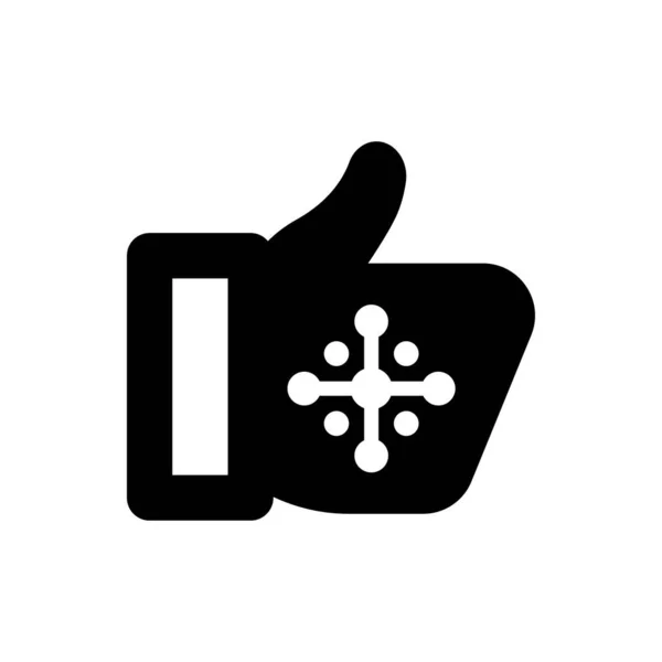Thumb Icon Simple Vector Illustration — Stock Vector