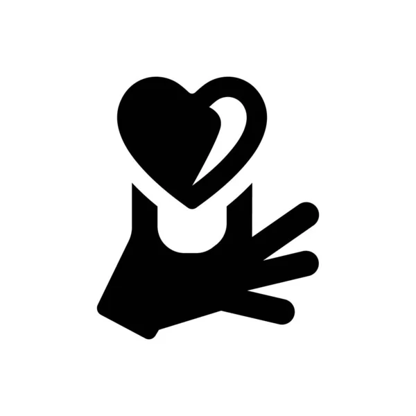 Charity Help Icon Simple Vector Illustration — Wektor stockowy