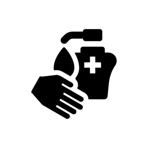 Hand Sanitizer Icon Simple Vector Illustration — Archivo Imágenes Vectoriales