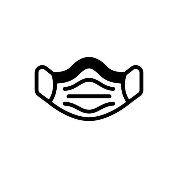 Icono Máscara Ilustración Vector Simple — Vector de stock