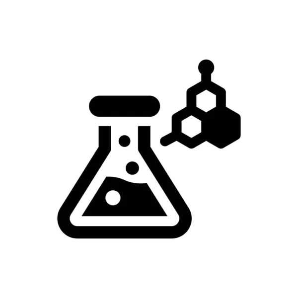 Chemistry Experiment Icon Simple Vector Illustration — ストックベクタ