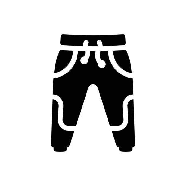 Sport Trousers Icon Simple Vector Illustration —  Vetores de Stock
