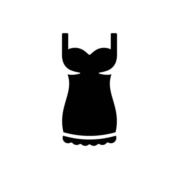 Nightie Dress Icon Simple Vector Illustration — Vector de stock