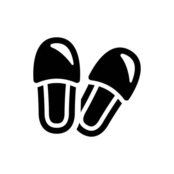 Slippers Icon Simple Vector Illustration — Stock Vector