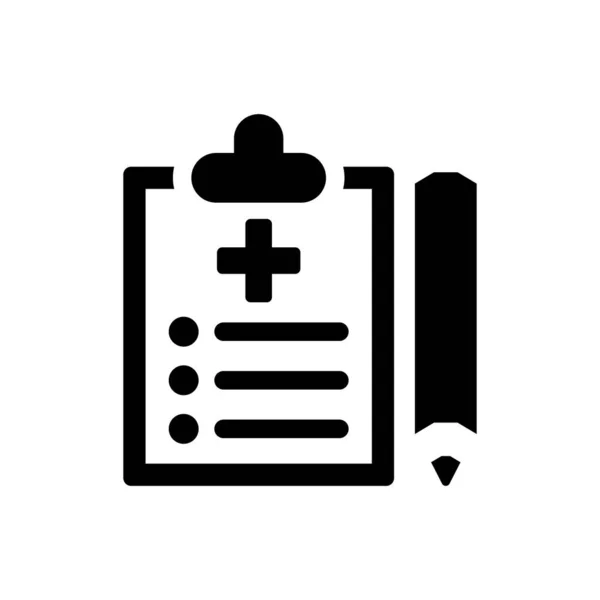 Medical Records Icon Simple Vector Illustration — Image vectorielle