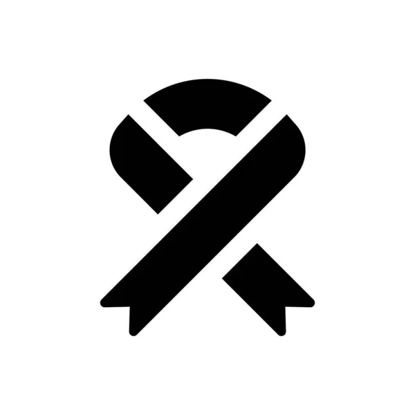 Aids Icon Simple Vector Illustration — Stok Vektör