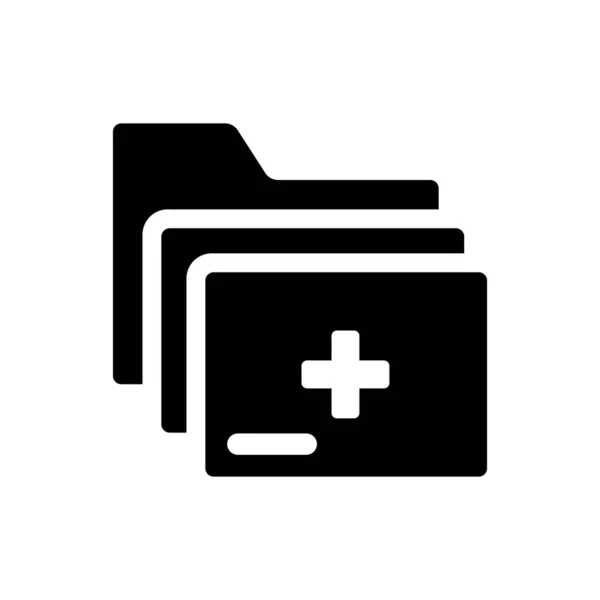 Medical Folder Icon Simple Vector Illustration — Image vectorielle