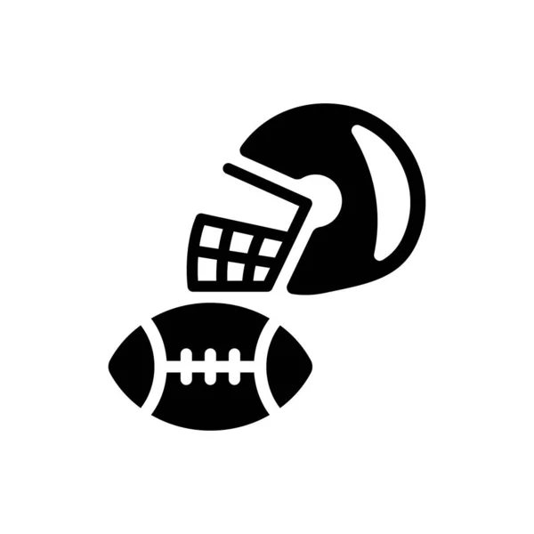 American Football Icon Simple Vector Illustration — Stok Vektör