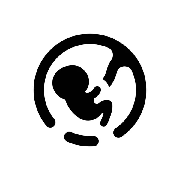 Pregnant Icon Simple Vector Illustration — Stockvektor