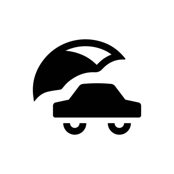 Auto Insurance Icon Simple Vector Illustration — 图库矢量图片