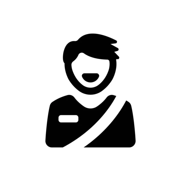 Driver Icon Simple Vector Illustration — Image vectorielle